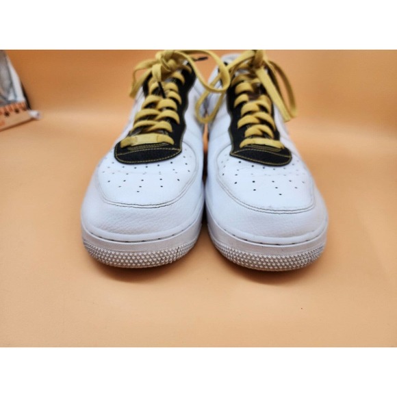 NIKE AIR FORCE 1 '07 LV8' GOLD LINKS ZEBRA SIZE US 13 Shoe. Sneaker DH5284-100 - Picture 2 of 8